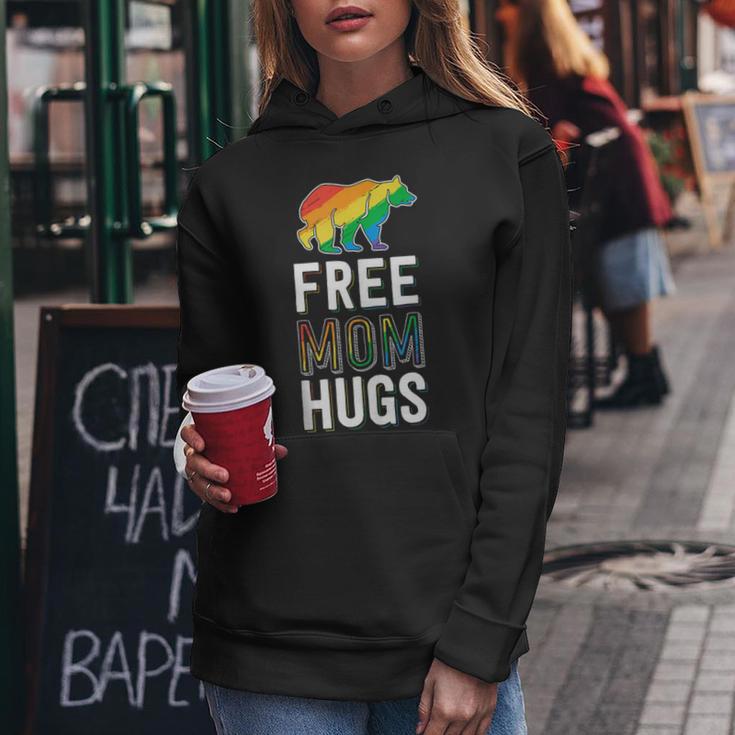 Free Mom Hugs Pride Proud Mom Lgbtq Parent Lgbt Women Hoodie Unique Gifts