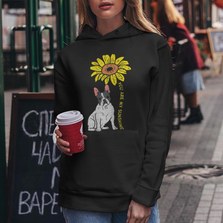 French Bulldog Sunflower Sunshine Frenchie Dog Women Women Hoodie Unique Gifts