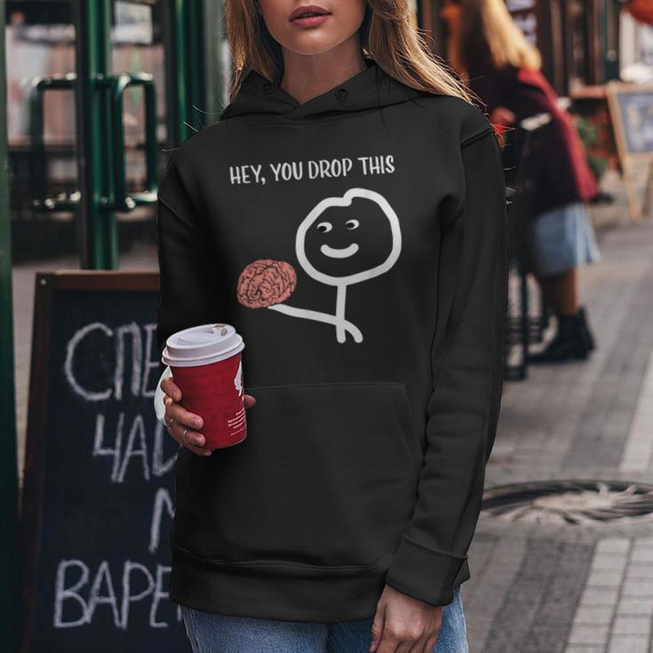 Sayings Sarcastic Humor Stick Man Brain Women Hoodie Unique Gifts