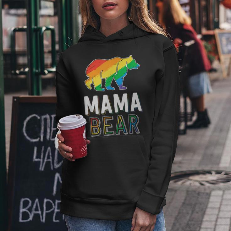 Gay Mama Bear Proud Mom Lgbtq Parent Lgbt Mother Women Hoodie Unique Gifts