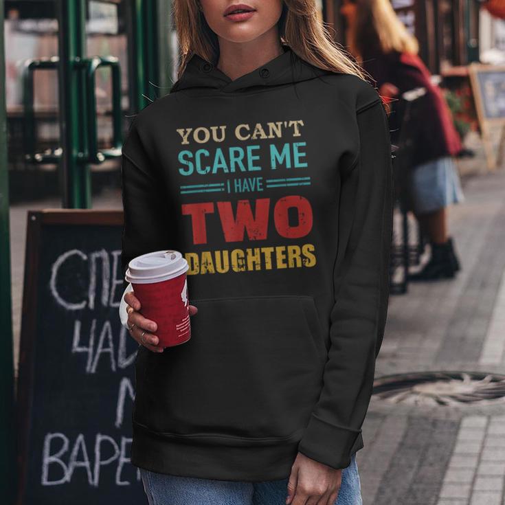 Girls' Nicht Frcken Papaater Zwei 2 Töchter Kapuzenpullover für Damen Lustige Geschenke