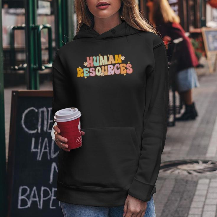 Groovy Human Resources Recruitment Specialist Hr Squad Women Hoodie Personalized Gifts