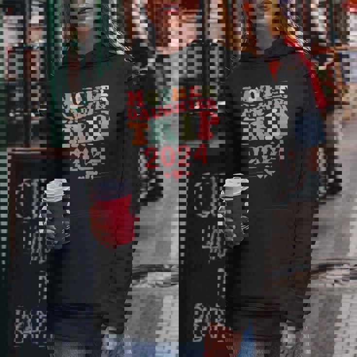 Groovy Mother Daughter Trip 2024 Cruise Vacation Matching Women Hoodie Unique Gifts