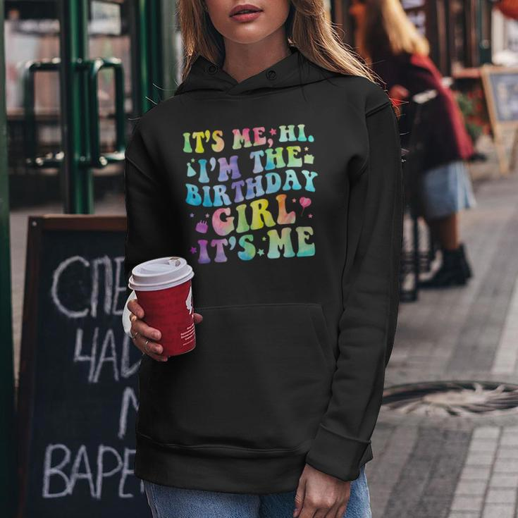 Its Me Hi Im The Birthday Girl Its Me Retro Birthday Party Women Hoodie Personalized Gifts
