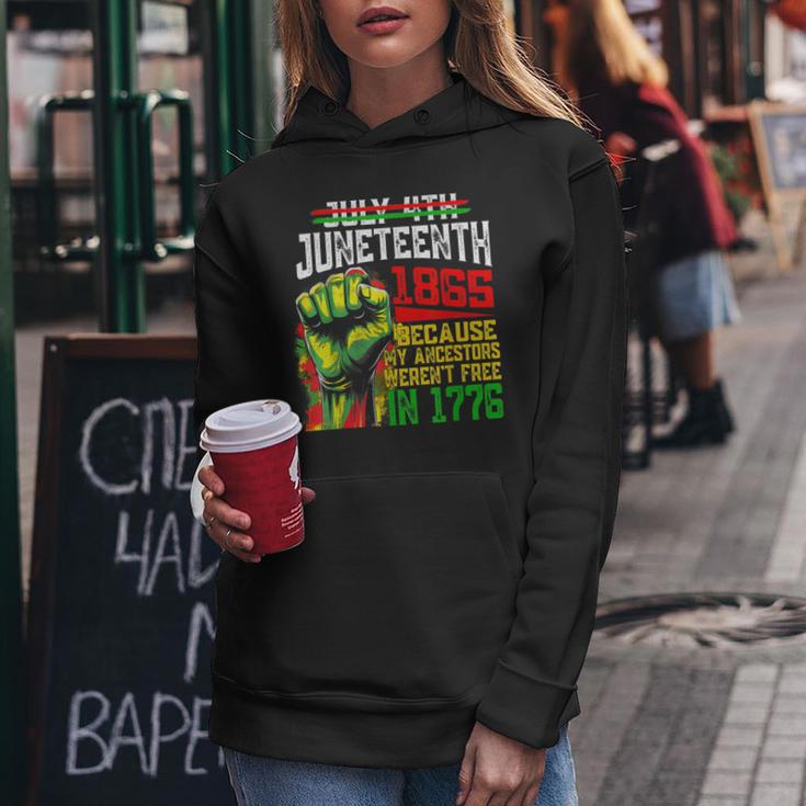 July 4Th Junenth 1865 Because My Ancestors Men Women Hoodie Unique Gifts