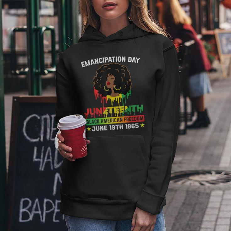 Junenth African Black American Feedom 1865 Women Hoodie Funny Gifts
