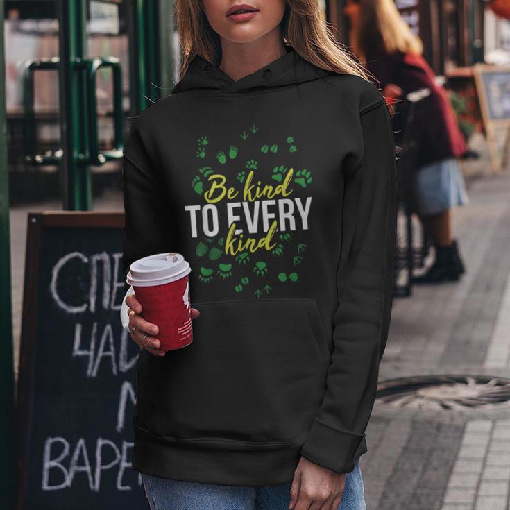 Be Kind To Every Kind Animal Rights Vegan Vegetarian Women Hoodie Unique Gifts