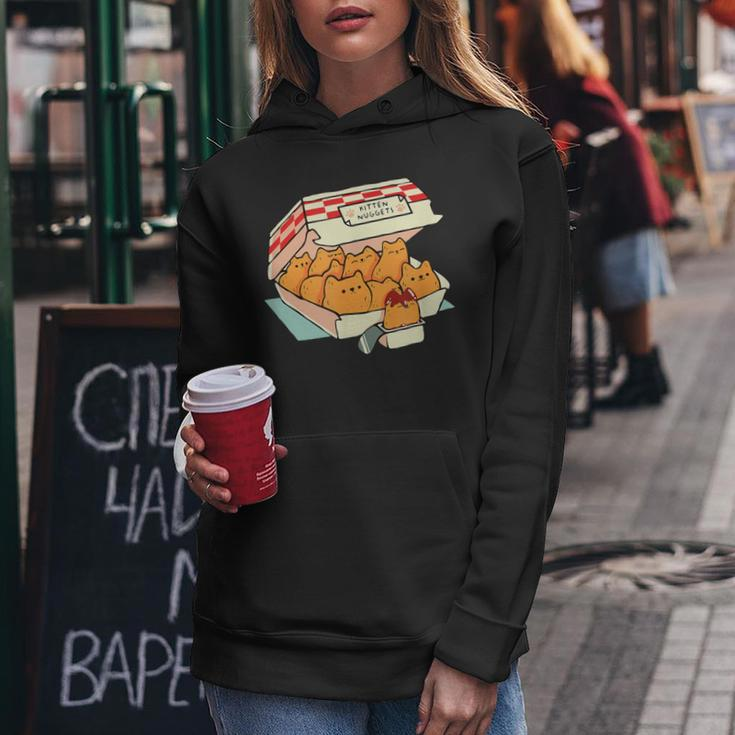 Kitten Nuggets Fast Food Cat Mom Women Hoodie Funny Gifts