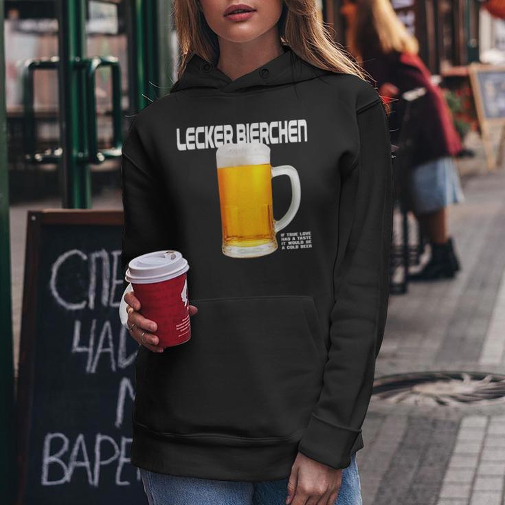 Lecker Bierchen X If True Love Had A Taste Beer Beer Fun Kapuzenpullover für Damen Lustige Geschenke