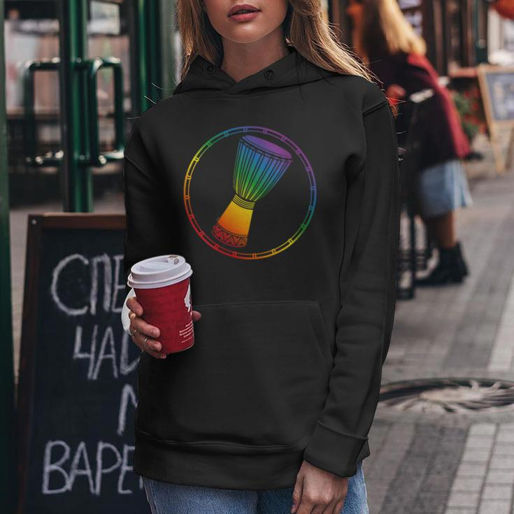 Love Djembe Drumming Or African Drums For Lgbtq Gay Drummer Women Hoodie Unique Gifts
