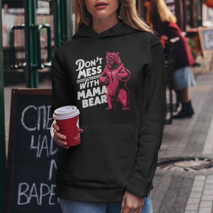 Lustiger Muttertag Für Damen Don't Mess With Mama Bear Kapuzenpullover für Damen Lustige Geschenke