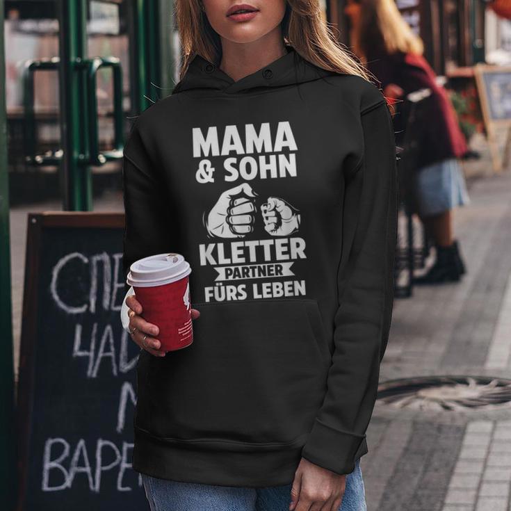 Mama & Sohn Kletterpartner Klettern Kapuzenpullover für Damen Lustige Geschenke