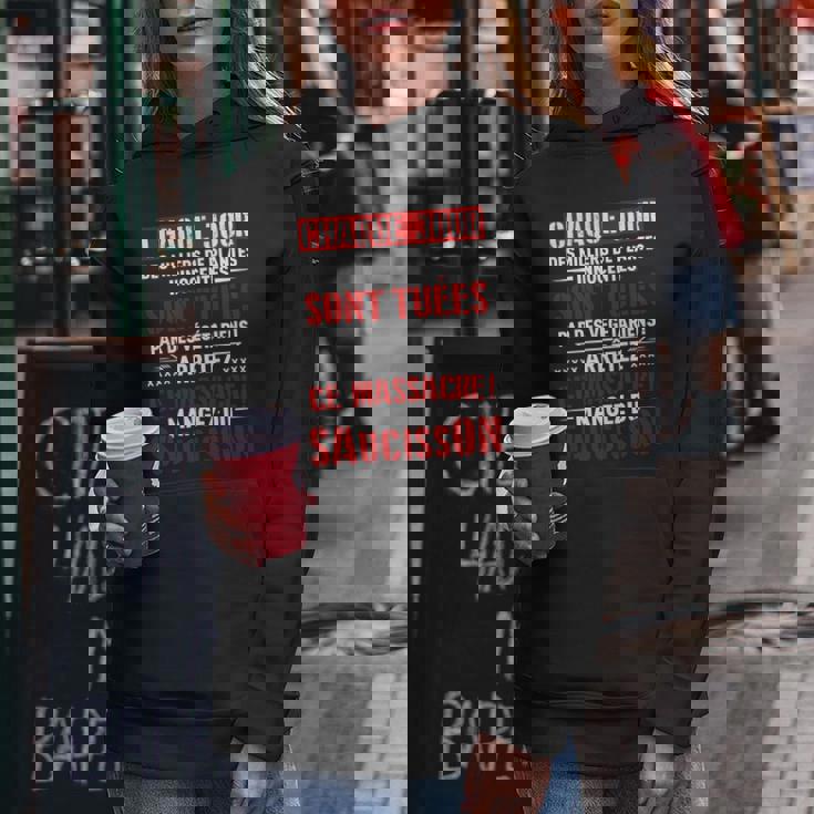 Mangez Du Saucisson Exclusif Limitée Sweat à capuche femme Cadeaux drôles