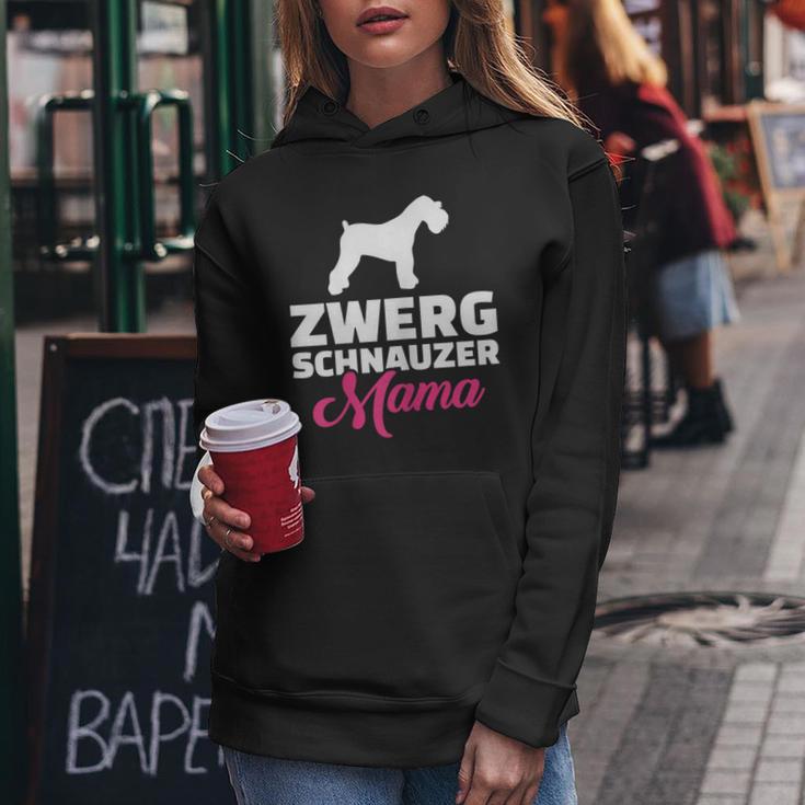 Miniature Schnauzer Mama Kapuzenpullover für Damen Lustige Geschenke