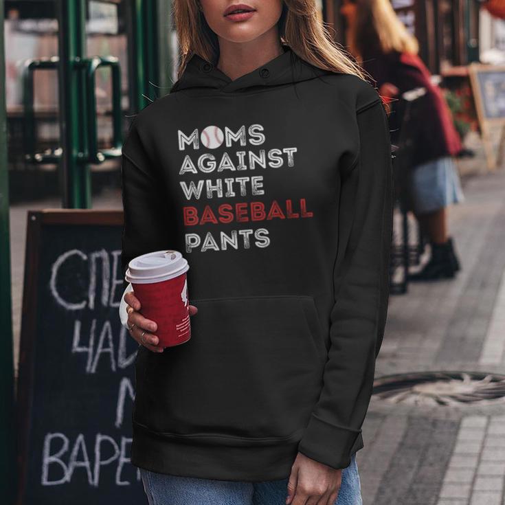 Moms Against White Baseball Pants Baseball Mom Women Women Hoodie Unique Gifts