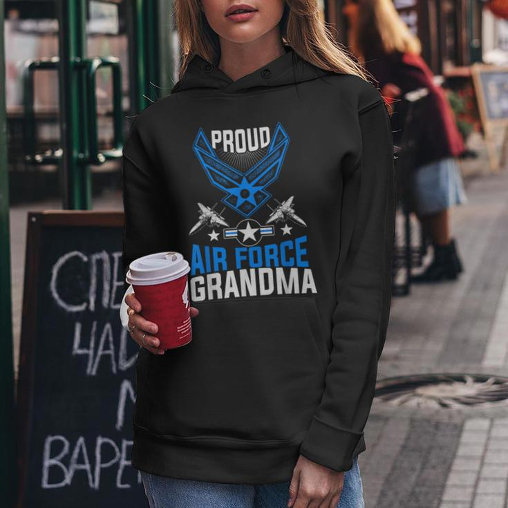 Proud Air Force Grandma Us Air Force Military Women Hoodie Unique Gifts