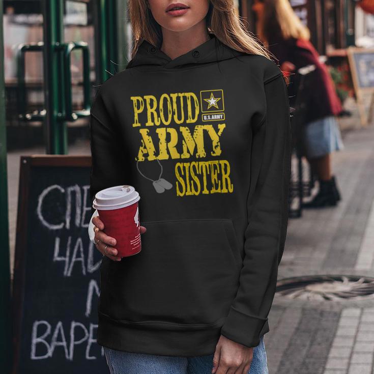 Proud Army Sister Military Pride Women Hoodie Unique Gifts