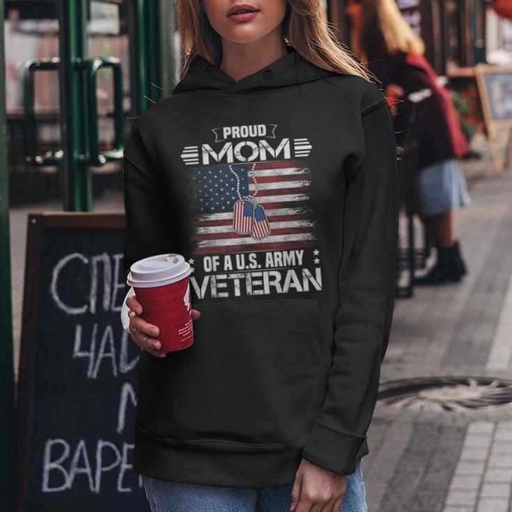 Proud Mom Of A Us Army Veteran Day Family Matching Women Hoodie Unique Gifts