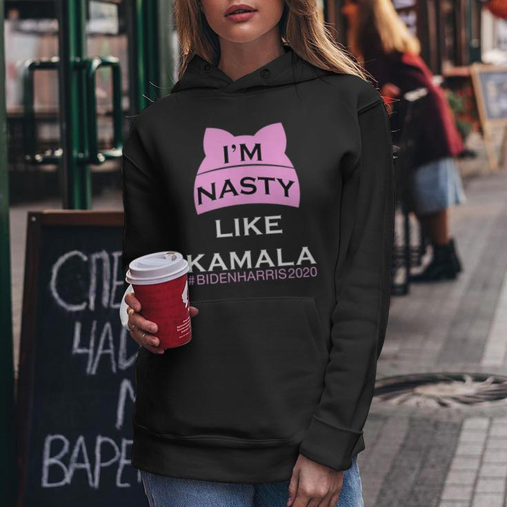 Proud Nasty Woman Kamala Feminist Hashtag Nasty Woman Women Hoodie Unique Gifts