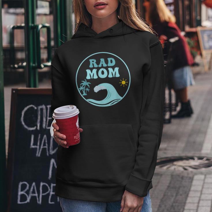 Rad Mom The Big One 1St Birthday Surf Family Matching Women Hoodie Unique Gifts