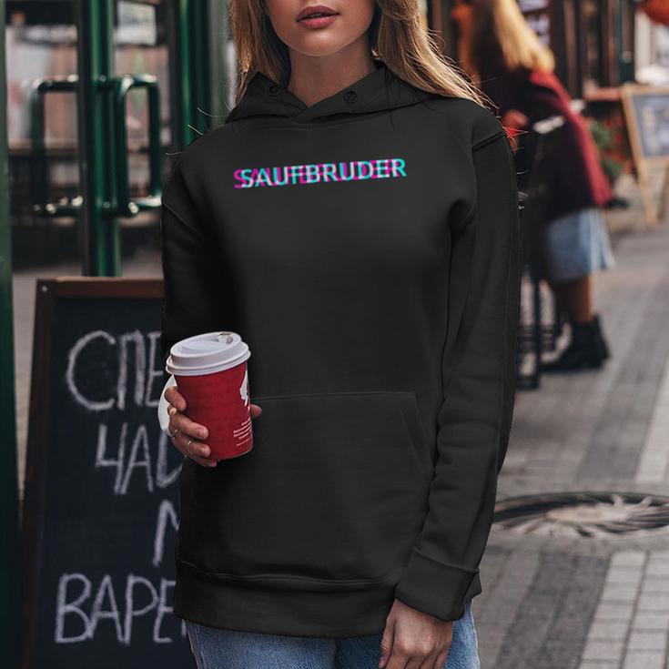 Saufbruder Beer Saufen Beer Drinker Alcohol Sauf Kapuzenpullover für Damen Lustige Geschenke