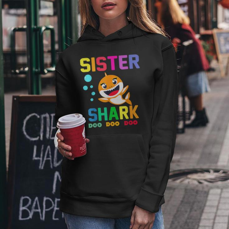 Sister Of The Shark Birthday Family Matching Birthday Women Hoodie Unique Gifts