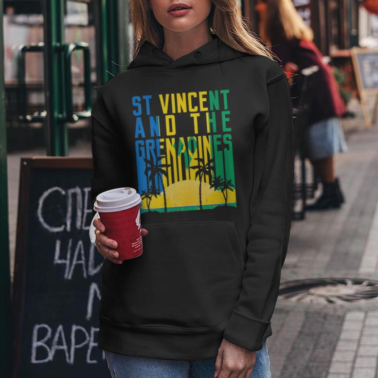 St Vincent And The Grenadines Retro 70S 80S Vintage Women Hoodie Unique Gifts