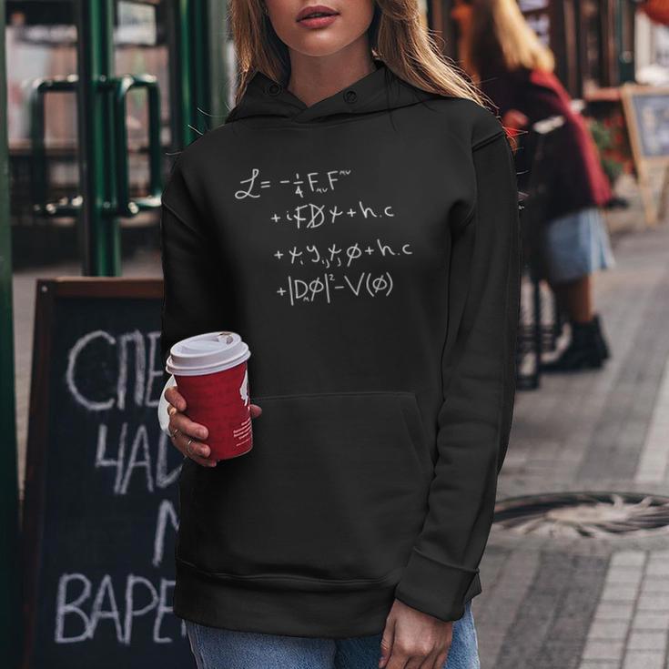 Standard Model Lagrangian Higgs Boson Physics Teacher Kapuzenpullover für Damen Lustige Geschenke