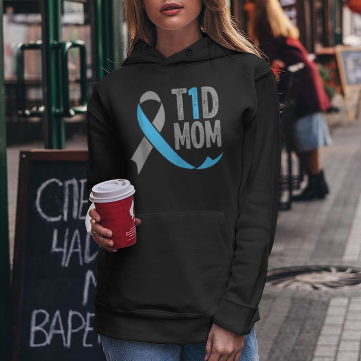 T1d Mom Diabetic For Women Type 1 Mom Diabetes Women Hoodie Unique Gifts