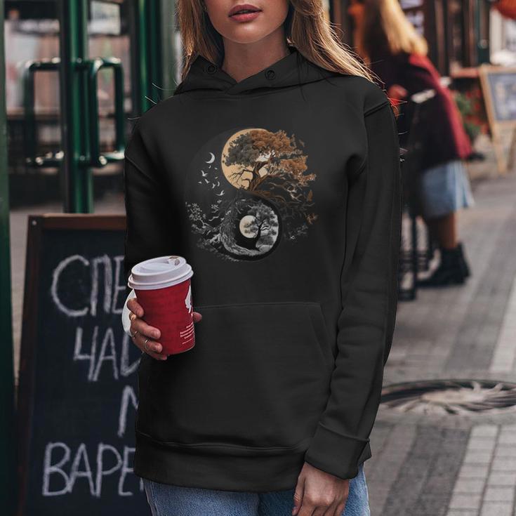 T-shirt Yin Yang Arbre De Vie - Design Spirituel Tai Chi - Unisexe Philosophie Orientale
