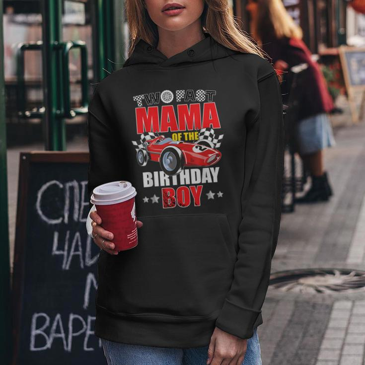 Two Fast Birthday Racing Car Mama Of The Birthday Boy Party Women Hoodie Unique Gifts