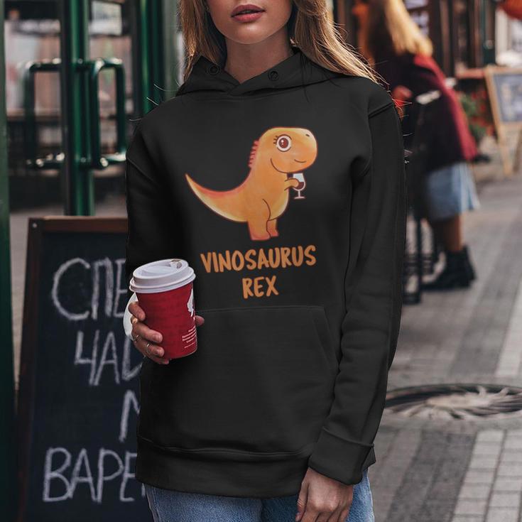 Vinosaurus Rex inosaur Wine Dino -Inosaursine Kapuzenpullover für Damen Lustige Geschenke