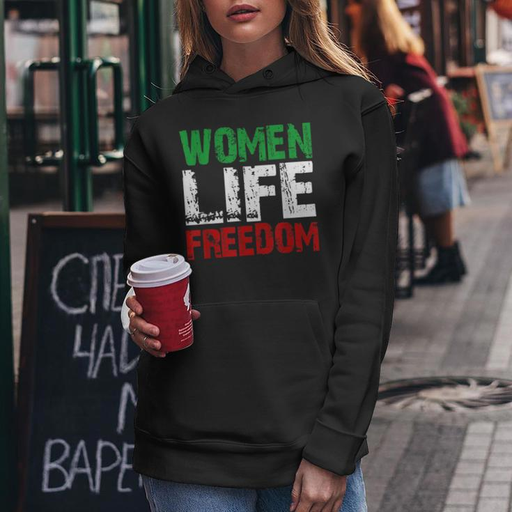 Vintage Life Freedom Distressed Political Free Iran Women Hoodie Unique Gifts