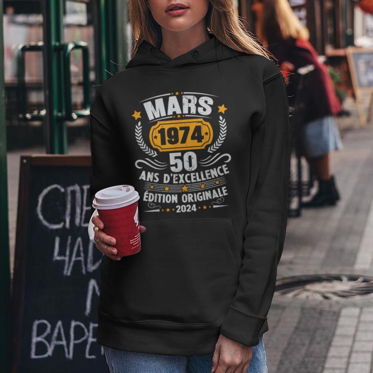 Vintage Mars 1974 Cadeau Anniversaire 50 Ans Homme Sweat à capuche ...