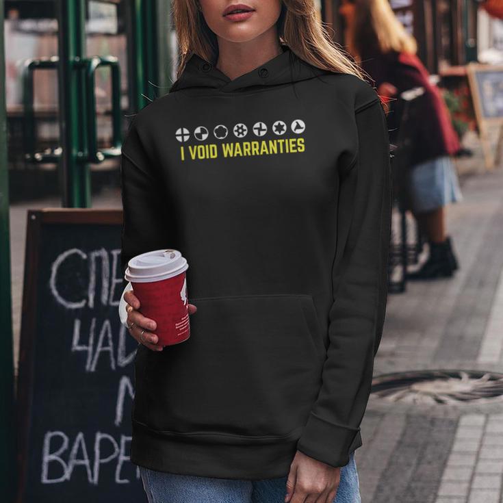 I Void Warranties Sarcastic Auto Repair Women Hoodie Unique Gifts