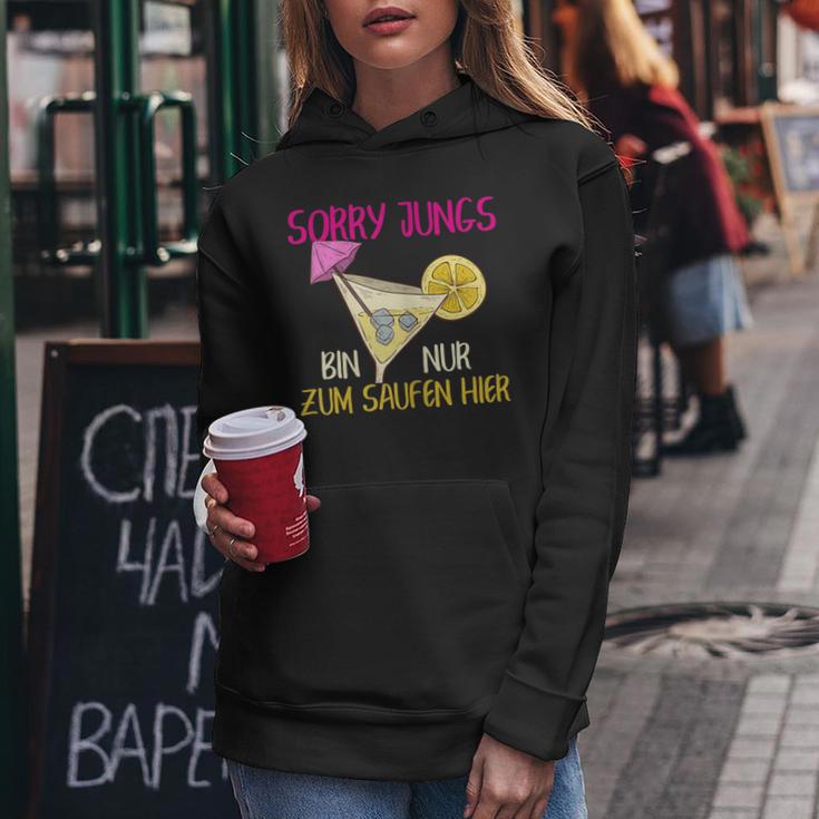 Women's Mallorca Saufen Sayings Henergeben Jga Kapuzenpullover für Damen Lustige Geschenke