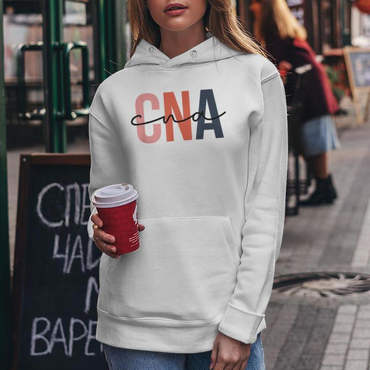 Cna Colorful Letters Nurse Christmas Pajamas Women Hoodie Personalized Gifts