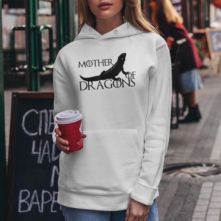 Mother Of Bearded Dragons Beardie Mom Reptile Pet Queen Women Hoodie Unique Gifts