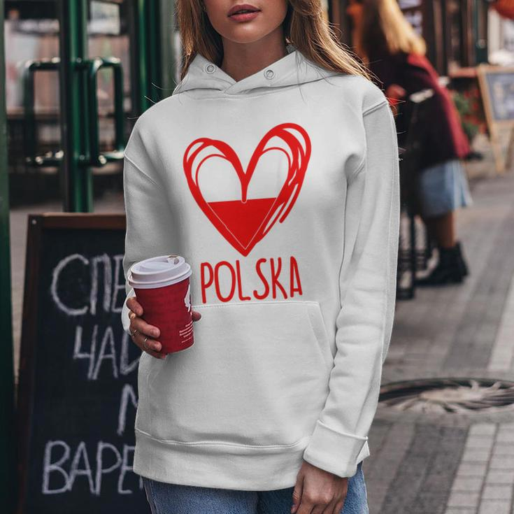 Polish Cute Heart Polska Poland Flag Boys Girls Women Hoodie Unique Gifts