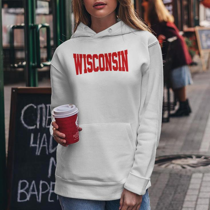 Vintage Wisconsin Wisconsin Red Retro Women Hoodie Funny Gifts