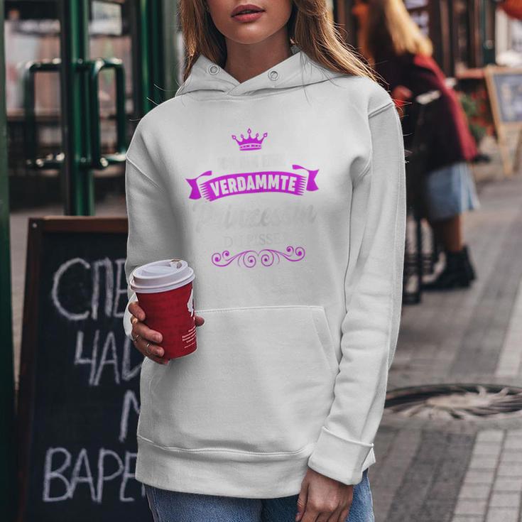 Women's Ich Bin Eineerdammte Prinzessin Du Pisser S Kapuzenpullover für Damen Lustige Geschenke