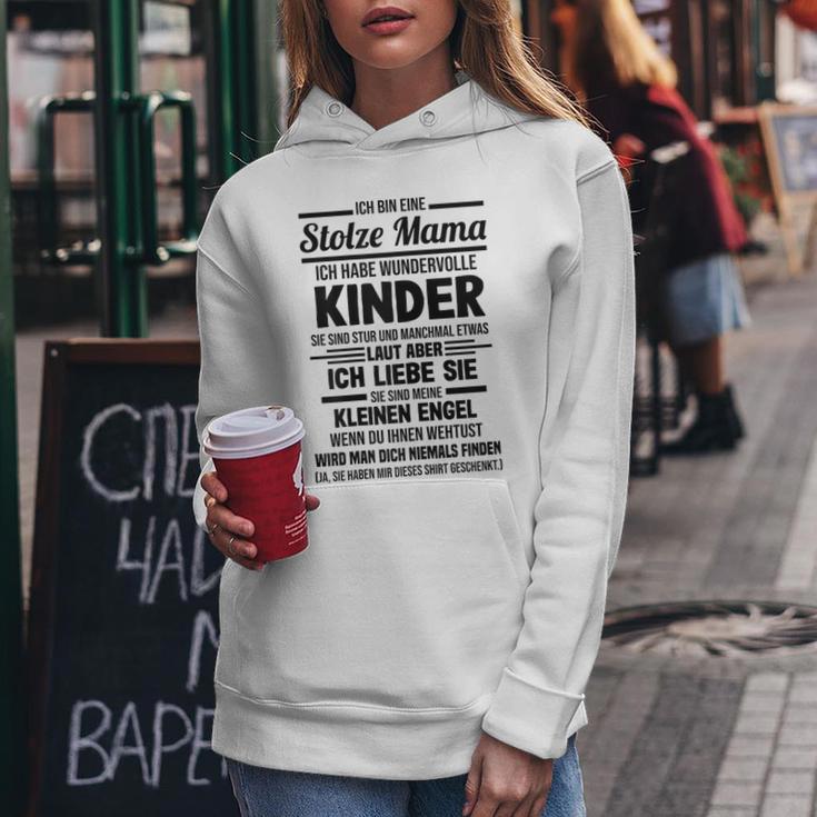 Women's Ich Bin Stolze Mama Kapuzenpullover für Damen Lustige Geschenke