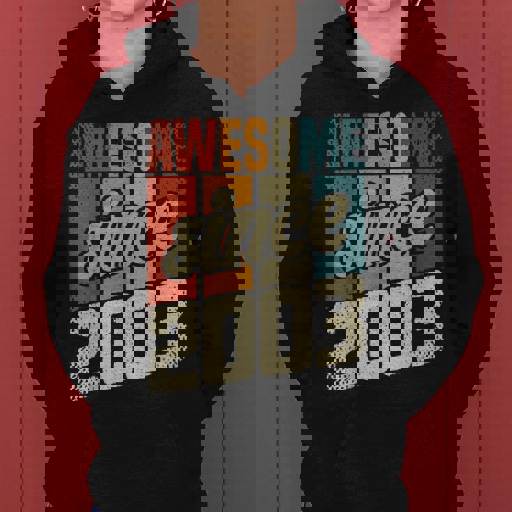 21St Birthday Man Woman 21 Years 2003 Decorative Women Hoodie