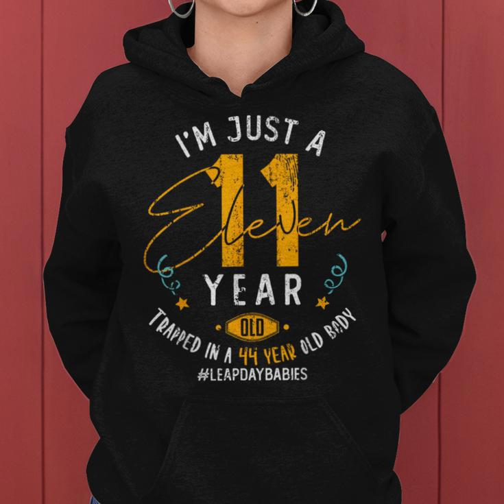 44 Years Old Leap Year Birthday 11 Leap Day Women Hoodie