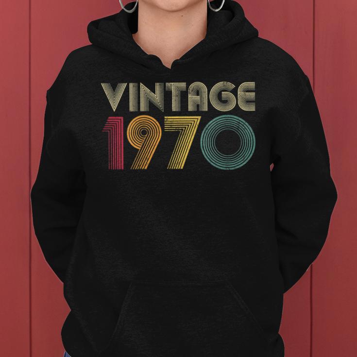 53Rd Birthday For Vintage 1970 Retro Born Women Hoodie