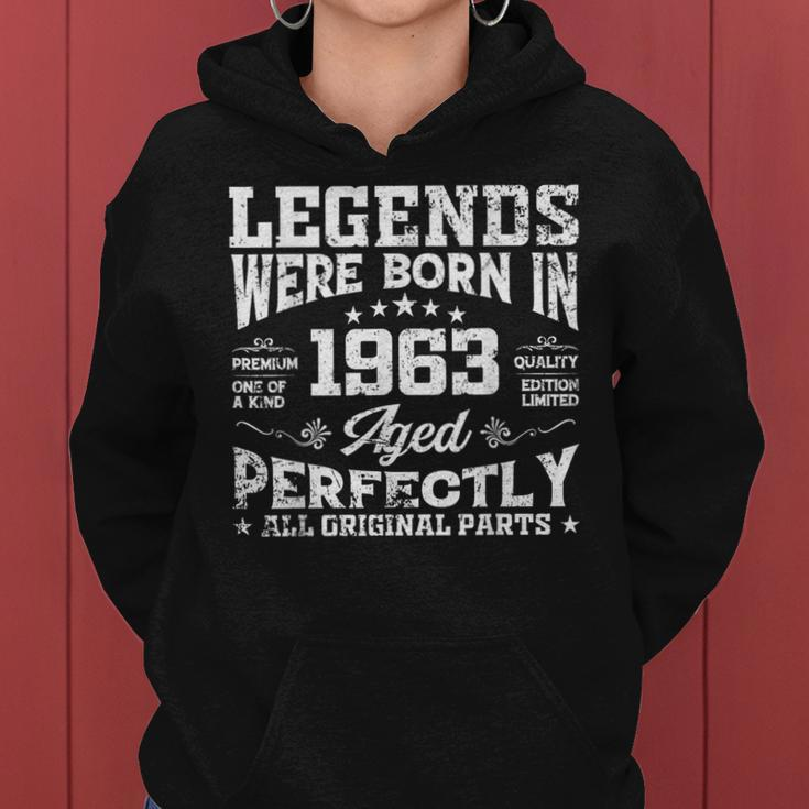 61Th Birthday 1963 For & Cool 61 Years Old Vintage Women Hoodie