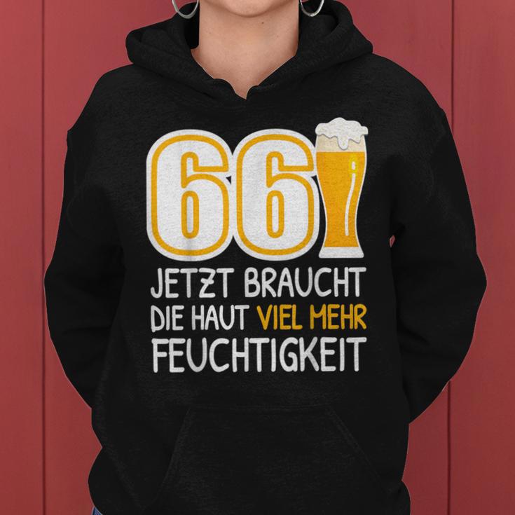 66 Birthday Beer Beer Drinker Kapuzenpullover für Damen