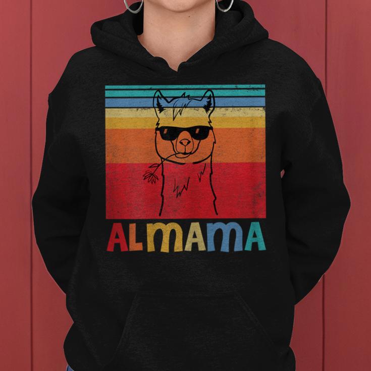 Almama Lama Lover Mama Neue Mutterintage Kapuzenpullover für Damen