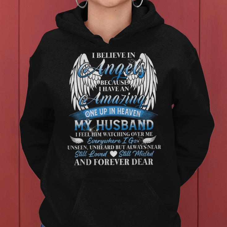 I Have An Amazing One Up In Heaven My Husband Still Missed Women Hoodie