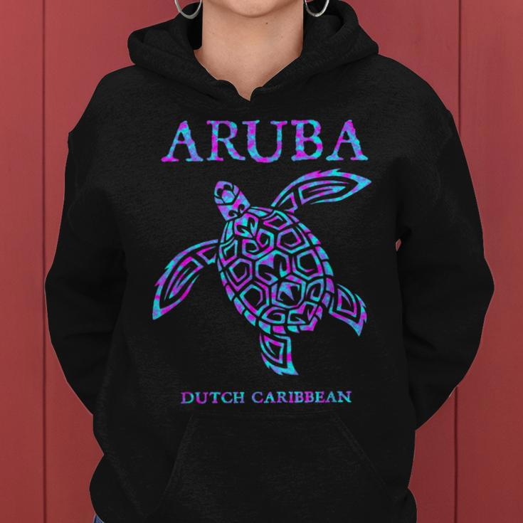 Aruba Sea Turtle Boys Girls Vacation Souvenir Women Hoodie